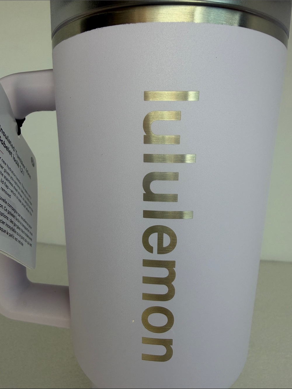 🆕 LULULEMON Insulated Tumbler 40oz Faint Lavender NWT - Picture 8 of 15
